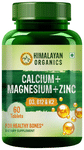 Himalayan Organics Calcium Magnesium Zinc Vitamin D3,B12 & K2 Tablet