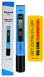Themisto TDS-20 Digital TDS Meter, Water Quality Tester | 0-9990 ppm, Long battery Life Blue