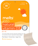 Wellbeing Nutrition Melts Into Vitamin D3 + K2 Wild Raspberry