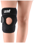 Leaf Ortho Neoprene Knee Support Brace Universal Black