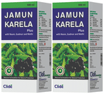 Clide Jamun Karela Plus Ayurvedic Juice (500ml Each)