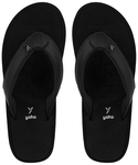 Yoho Lifestyle Ortho Soft Comfortable and Stylish Slipper for Men with Archflex 9 Classic Black