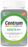 Centrum Adult 50+ | Veg Tablets for Joints, Heart & Immunity | World's No.1 Multivitamin & Multimineral