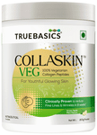 TrueBasics Collaskin Vegetarian Collagen Peptides for Youthful Glowing Skin Powder Green Apple