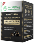 Dr. Vaidya's Herbo 24 Turbo 100% Pure Himalayan Shilajit Resin (30 Each)