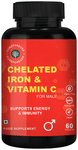 Cure Forever Chelated Iron & Vitamin C for Male Tablet