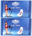 Time Ultra Velvet Sanitary Pads XXL