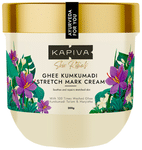 Kapiva Skin Rituals Ghee Kumkumadi Stretch Mark Cream | Reduce & Prevent Stretch Marks Cream
