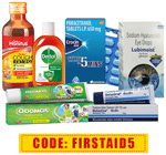Basic Essential First Aid Kit for Monsoon