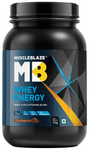 MuscleBlaze Whey Energy | With Digezyme & Multivitamins Blend | For Immunity | Flavour Powder Chocolate