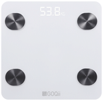 GOQii White White Essential Body Composition Monitor with 3 Months Personal Coaching Subscription