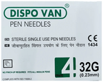 Hindustan Dispovan Pen Needles 32 G 0.23mm