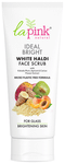 La Pink Ideal Bright White Haldi Face Scrub for Brightening Skin