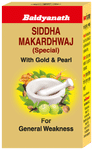 Baidyanath Siddha Makardhwaj Special with Gold & Pearl for General Weakness Tablet