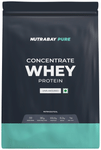 Nutrabay Whey Concentrate Protein for Muscle Recovery | No Added Sugar | Powder Unflavoured