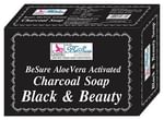 BeSure AloeVera Activated Charcoal Soap