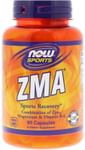 NOW Sports ZMA with Zinc, Magnesium & Vitamin B6 Veg Capsule