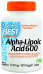 Doctor's Best Alpha-Lipoic Acid 600mg Veggie Capsule | Supports Glucose Metabolism