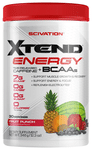 Scivation Xtend Energy Time-Released Caffeine+ BCAAs Powder Fruit Punch