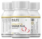 Inlife Shilajit with Ashwagandha Safed Musli Akarkara Vegetarian Capsule for Men & Women