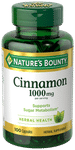 Nature's Bounty Cinnamon 1000mg Capsule