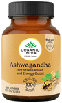 Organic India Ashwagandha Ayurvedic Veg Capsule | Relieves Stress & Builds Vitality