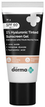 The Derma Co 1% Hyaluronic Tinted Sunscreen Gel SPF 60 PA++++