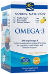 Nordic Naturals Omega 3 Fish Oil 690mg | Soft Gel for Brain, Heart & Immunity | Flavour