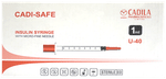 Cadi-Safe U 40 1ml Insulin Syringe with Micro-Fine Needle