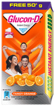 Glucon-D with Glucose, Calcium, Vitamin C & Sucrose | Nutrition Booster Tangy Orange