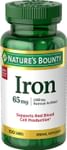 Nature's Bounty Iron 65mg Tablet