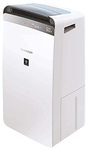 Sharp DW-J20FM-W Air Purifying Dehumidifier | Plasmacluster Technology |Real-time Indicators | Deodorizing Mode | 550 sq ft