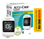 Accu-Chek Instant Glucometer Combo Pack with Free 10 Test Strips | mySugr App | Wireless | Blood Glucose Monitors | Diabetes Monitoring Devices