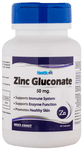 HealthVit Zinc Gluconate 50mg | For Immunity, Enzyme Function & Healthy Skin | Capsule