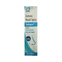 Solspre Isotonic Nasal Spray with Sodium Chloride | For Daily Nasal Hygiene