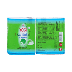 Yogi Kanthika Ayurvedic Pills for Throat Relief