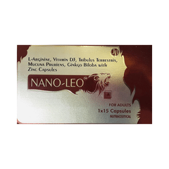 Nano-Leo Capsule with L-Arginine, Vitamin D3, Ginkgo & Zinc