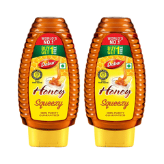 Dabur Honey Squeezy  | 100% Pure | No Sugar Adulteration | Buy 1 Get 1 Free