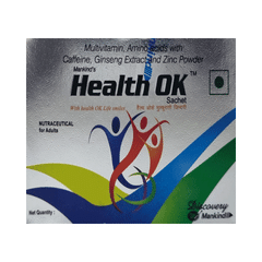 Health OK Powder with Multivitamin, Amino Acid, Ginseng & Zinc