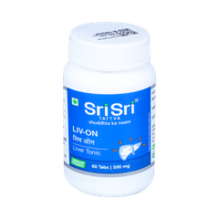 Sri Sri Tattva Liv-ON 500mg Tablet | Acts as a Liver Tonic