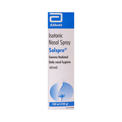Solspre Isotonic Nasal Spray with Sodium Chloride | For Daily Nasal Hygiene