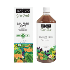 Kapiva Diafree Juice for Diabetes Care | Helps Maintain Healthy Blood Sugar Levels (1 Ltr Each) Kapiva Diafree Juice for Diabetes Care | Helps Maintain Healthy Blood Sugar Levels (1 Ltr Each)