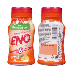 Eno Powder | Provides Fast Relief from Acidity | Flavour Orange