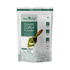 Neuherbs Unroasted Arabica Green Coffee for Weight Management | Gluten Free Organic Powder