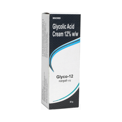 Glyco-12 Glycolic Acid Cream | For Dry Skin, Acne & Hyperpigmentation