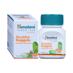 Himalaya Wellness Pure Herbs Shuddha Guggulu Cardiac Wellness Tablet