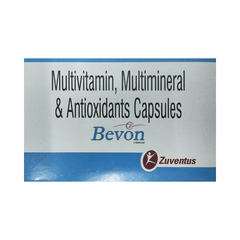 Bevon Capsule with Multivitamin, Multimineral & Antioxidants | For Nutrition Support