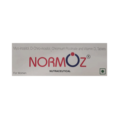 Normoz Tablet with Myo-Inositol, D-Chiro-Inositol, Chromium & Vitamin D2