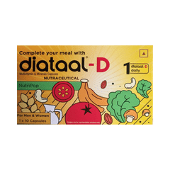 Diataal-D Multivitamin Capsule | Vit.D & ALA | Sustained Energy | Heart Health | For Men & Women