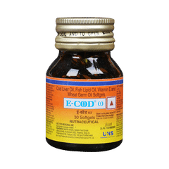E-COD Omega Vitamin E Softgels